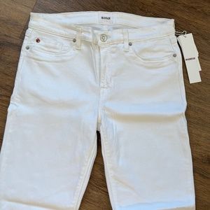White Hudson Cropped Jean